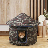 Stray Cats Shelter Waterproof Furniture Outside Outdoor Feral Dog House 40cmx40cmx45cm Red - Aladdin Shoppers