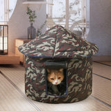 Stray Cats Shelter Waterproof Furniture Outside Outdoor Feral Dog House 40cmx40cmx45cm Red - Aladdin Shoppers