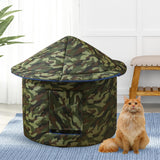 Stray Cats Shelter Waterproof Furniture Outside Outdoor Feral Dog House 40cmx40cmx45cm Green - Aladdin Shoppers