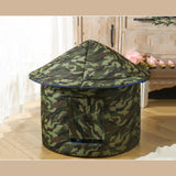 Stray Cats Shelter Waterproof Furniture Outside Outdoor Feral Dog House 40cmx40cmx45cm Green - Aladdin Shoppers