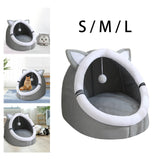 Cat Warm House Dog Tent Puppy Sleeping Soft Hut Cave Pet Bed S 34x34x30CM - Aladdin Shoppers