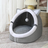 Cat Warm House Dog Tent Puppy Sleeping Soft Hut Cave Pet Bed S 34x34x30CM - Aladdin Shoppers