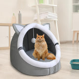Cat Warm House Dog Tent Puppy Sleeping Soft Hut Cave Pet Bed L 45x45x42cm - Aladdin Shoppers