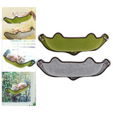 Cat Hammock Cars Space Saving Sleeping Window Mounted Perch Seat Green - Aladdin Shoppers