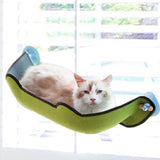 Cat Hammock Cars Space Saving Sleeping Window Mounted Perch Seat Green - Aladdin Shoppers
