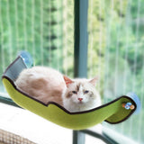 Cat Hammock Cars Space Saving Sleeping Window Mounted Perch Seat Green - Aladdin Shoppers