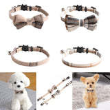 Cute Pet Cat Collar with Bells Adjustable Buckle Dog Accessories for Puppy A - Aladdin Shoppers