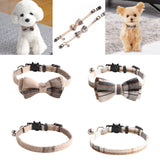 Cute Pet Cat Collar with Bells Adjustable Buckle Dog Accessories for Puppy A - Aladdin Shoppers