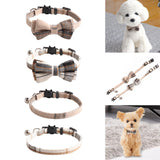 Cute Pet Cat Collar with Bells Adjustable Buckle Dog Accessories for Puppy A - Aladdin Shoppers