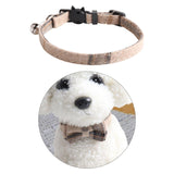 Cute Pet Cat Collar with Bells Adjustable Buckle Dog Accessories for Puppy C - Aladdin Shoppers