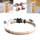 Cute Pet Cat Collar with Bells Adjustable Buckle Dog Accessories for Puppy D - Aladdin Shoppers