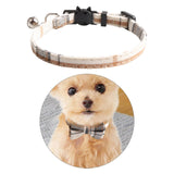 Cute Pet Cat Collar with Bells Adjustable Buckle Dog Accessories for Puppy D - Aladdin Shoppers