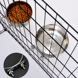 Kennel Water Bowl Pet Feeding Dish Bowl Stainless Steel for Dogs Bird Rabbit - Aladdin Shoppers