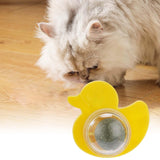 Rotatable Catnip Ball Toy Kitty Playing Cat Snacks Kitten Chew Toys Grinding Yellow - Aladdin Shoppers