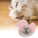 Rotatable Catnip Ball Toy Kitty Playing Cat Snacks Kitten Chew Toys Grinding Pink - Aladdin Shoppers