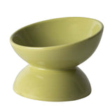 Elevated Cat Food Bowl Kitten Supplies Feeding Raised Tilted Pet Feeder - Aladdin Shoppers