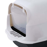 Fully Enclosed Cat Litter Box Easy Tidy Large Semiclosed for Kitten Kitty - Aladdin Shoppers