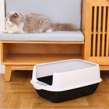 Fully Enclosed Cat Litter Box Easy Tidy Large Semiclosed for Kitten Kitty - Aladdin Shoppers