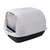Fully Enclosed Cat Litter Box Easy Tidy Large Semiclosed for Kitten Kitty - Aladdin Shoppers