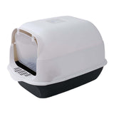 Fully Enclosed Cat Litter Box Easy Tidy Large Semiclosed for Kitten Kitty - Aladdin Shoppers