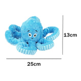 Dog Plush Toy Dog Squeaky Toy Cats Aggressive Chewers Play Tug Sturdy Blue - Aladdin Shoppers