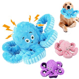 Dog Plush Toy Dog Squeaky Toy Cats Aggressive Chewers Play Tug Sturdy Blue - Aladdin Shoppers