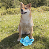 Dog Plush Toy Dog Squeaky Toy Cats Aggressive Chewers Play Tug Sturdy Blue - Aladdin Shoppers