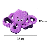 Dog Plush Toy Dog Squeaky Toy Cats Aggressive Chewers Play Tug Sturdy Violet - Aladdin Shoppers