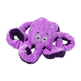 Dog Plush Toy Dog Squeaky Toy Cats Aggressive Chewers Play Tug Sturdy Violet - Aladdin Shoppers