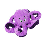 Dog Plush Toy Dog Squeaky Toy Cats Aggressive Chewers Play Tug Sturdy Violet - Aladdin Shoppers