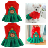 Pet Christmas Costume Dog Clothes Cosplay Puppy Winter Clothing for Party S - Aladdin Shoppers