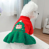 Pet Christmas Costume Dog Clothes Cosplay Puppy Winter Clothing for Party S - Aladdin Shoppers