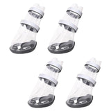 4x Dog Shoes Waterproof Rain Boots Anti Slip Footwear for Small Cats Dogs 18cmx11cmx6cm - Aladdin Shoppers