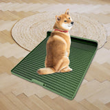 Dog Toilet Puppy Potty Bedpan Dog Potty Tray for Small Medium Large Dogs green - Aladdin Shoppers