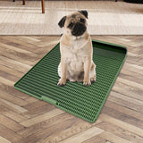 Dog Toilet Puppy Potty Bedpan Dog Potty Tray for Small Medium Large Dogs green - Aladdin Shoppers
