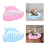Triangle Potty Trainer Toilet Corner Litter Box for Chinchillas Supplies Blue - Aladdin Shoppers