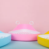 Triangle Potty Trainer Toilet Corner Litter Box for Chinchillas Supplies Blue - Aladdin Shoppers