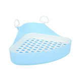 Triangle Potty Trainer Toilet Corner Litter Box for Chinchillas Supplies Blue - Aladdin Shoppers