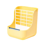 2 in 1 Rabbit Feeder Pets Accessories Detachable for Chinchilla Guinea Pigs Yellow - Aladdin Shoppers
