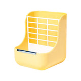 2 in 1 Rabbit Feeder Pets Accessories Detachable for Chinchilla Guinea Pigs Yellow - Aladdin Shoppers