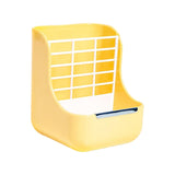 2 in 1 Rabbit Feeder Pets Accessories Detachable for Chinchilla Guinea Pigs Yellow - Aladdin Shoppers