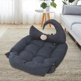 Cat Bed Nest with Ball Toys Warm Basket for Rabbits Puppy Small Medium Dog Dark Blue S - Aladdin Shoppers