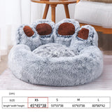 Pet Blanket Dog Bed Hut Cozy Comfortable Soft Self Warming Cat Warm House Gray - Aladdin Shoppers