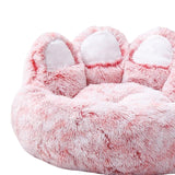 Pet Bed Waterproof Bottom Sleeping Sofa Comfortable Plush for Dogs Pink Large - Aladdin Shoppers