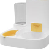 Pet Feeder Detachable Pet Bowls Water Food Bowls Water Fountain Cat Bowls Yellow - Aladdin Shoppers