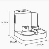 Pet Feeder Detachable Pet Bowls Water Food Bowls Water Fountain Cat Bowls Yellow - Aladdin Shoppers