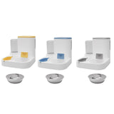 Pet Feeder Detachable Pet Bowls Water Food Bowls Water Fountain Cat Bowls Yellow - Aladdin Shoppers