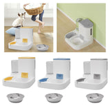 Pet Feeder Detachable Pet Bowls Water Food Bowls Water Fountain Cat Bowls Yellow - Aladdin Shoppers