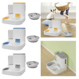 Pet Feeder Detachable Pet Bowls Water Food Bowls Water Fountain Cat Bowls Yellow - Aladdin Shoppers