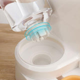 Pet Feeder Detachable Pet Bowls Water Food Bowls Water Fountain Cat Bowls Yellow - Aladdin Shoppers